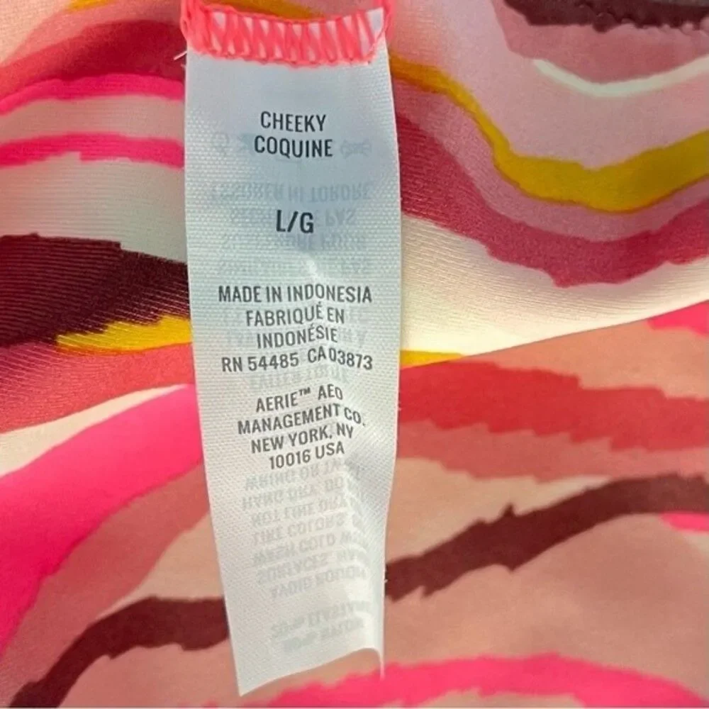 Aerie Cheeky Coquine Reversible Bikini Bottoms Jr. L NWOT